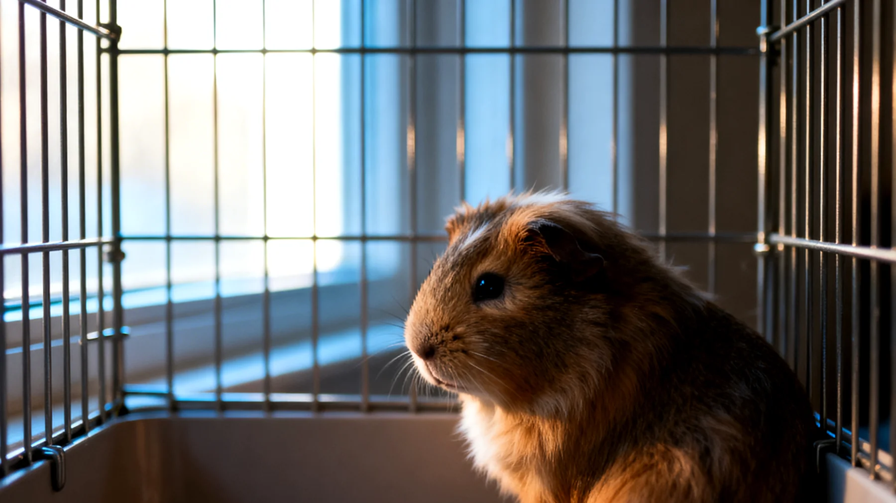 Meerschweinchen in Wohnungshaltung brauchen ausreichend Beschäftigung und Spielmöglichkeiten, um Langeweile, Bewegungsmangel und Verhaltensstörungen zu vermeiden"