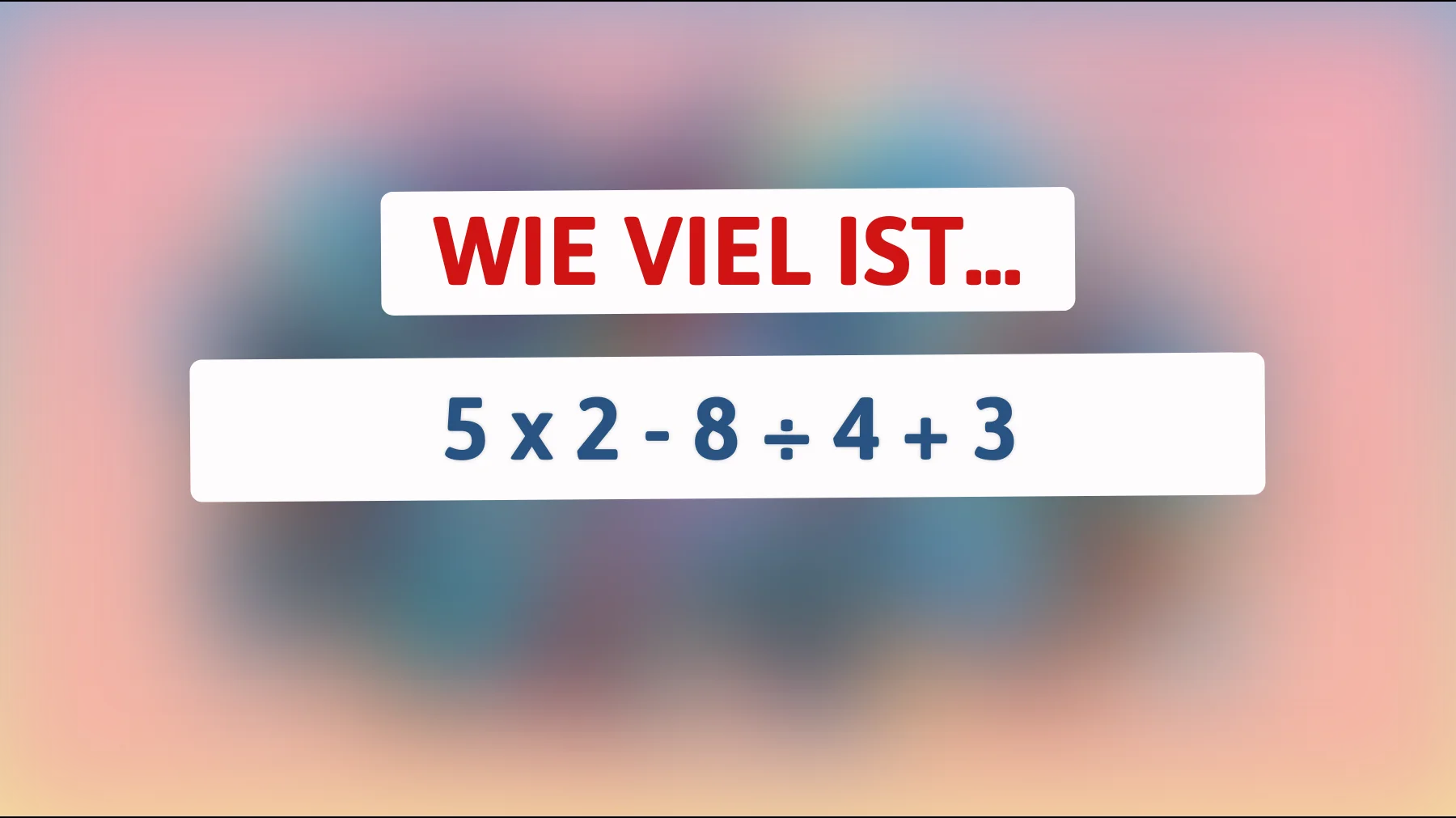 Nur für mathematische Genies! Knackst du das knifflige Rätsel, das Bewunderung verdient?"