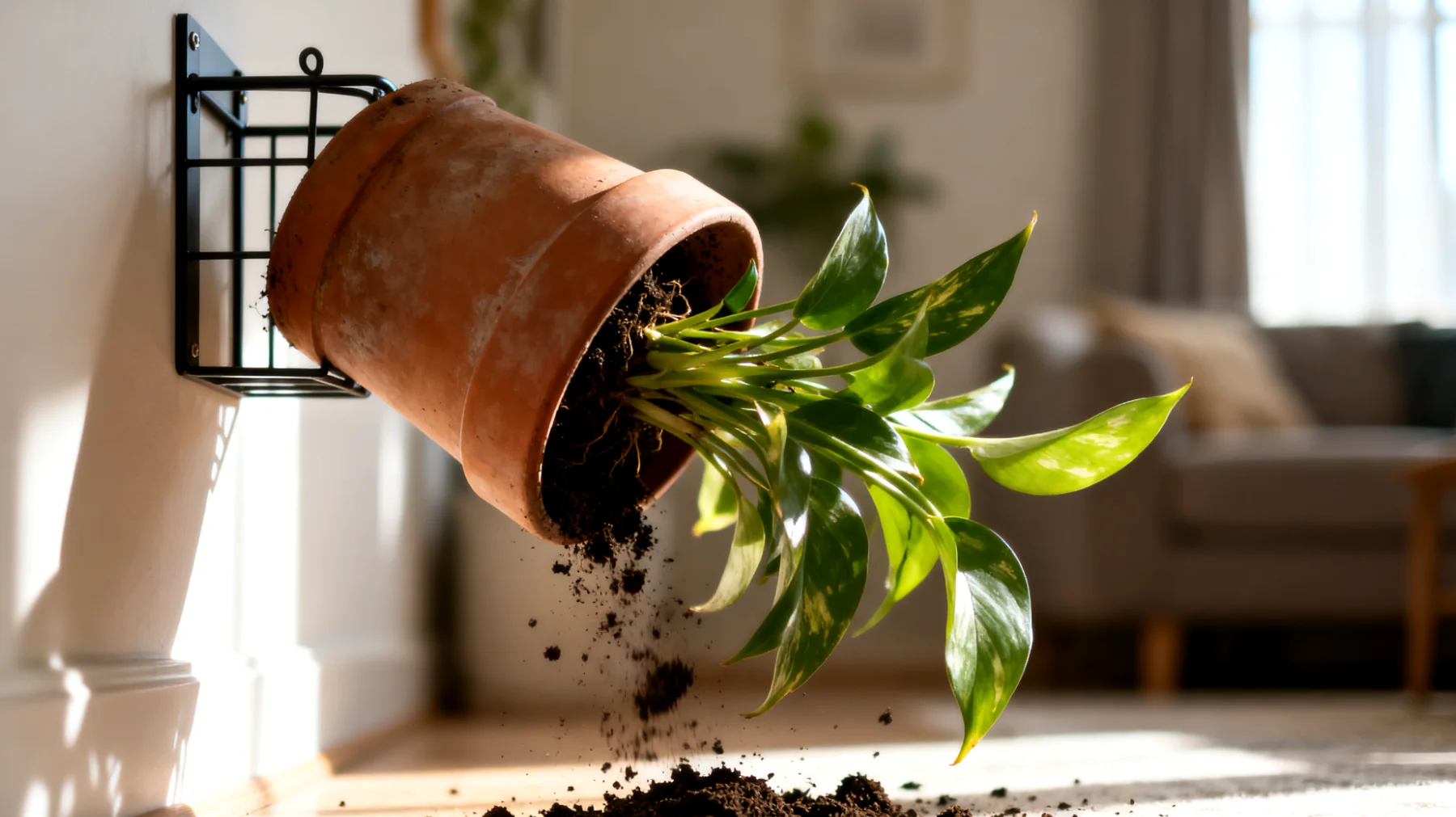 Dekorative Blumentopfhalter"