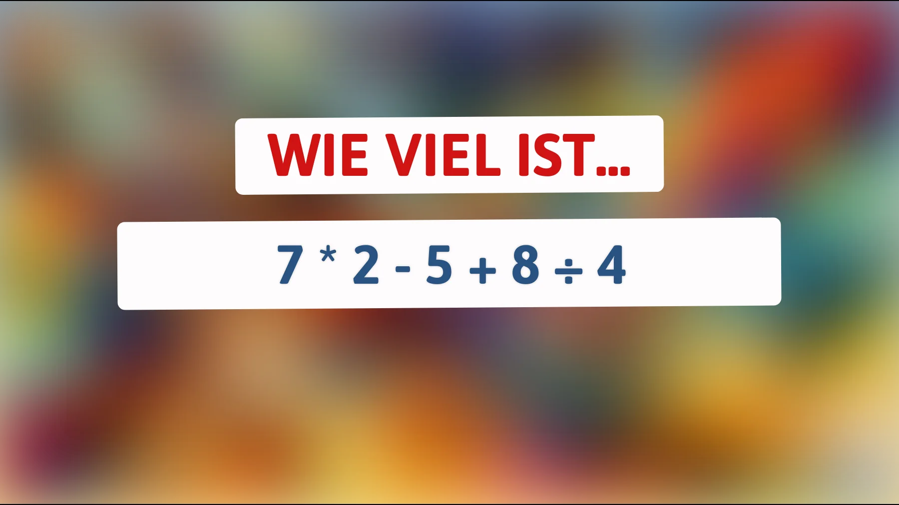 Nur 1% der Menschen kann dieses mathematische Rätsel lösen: Wie gut ist dein logisches Denken?"