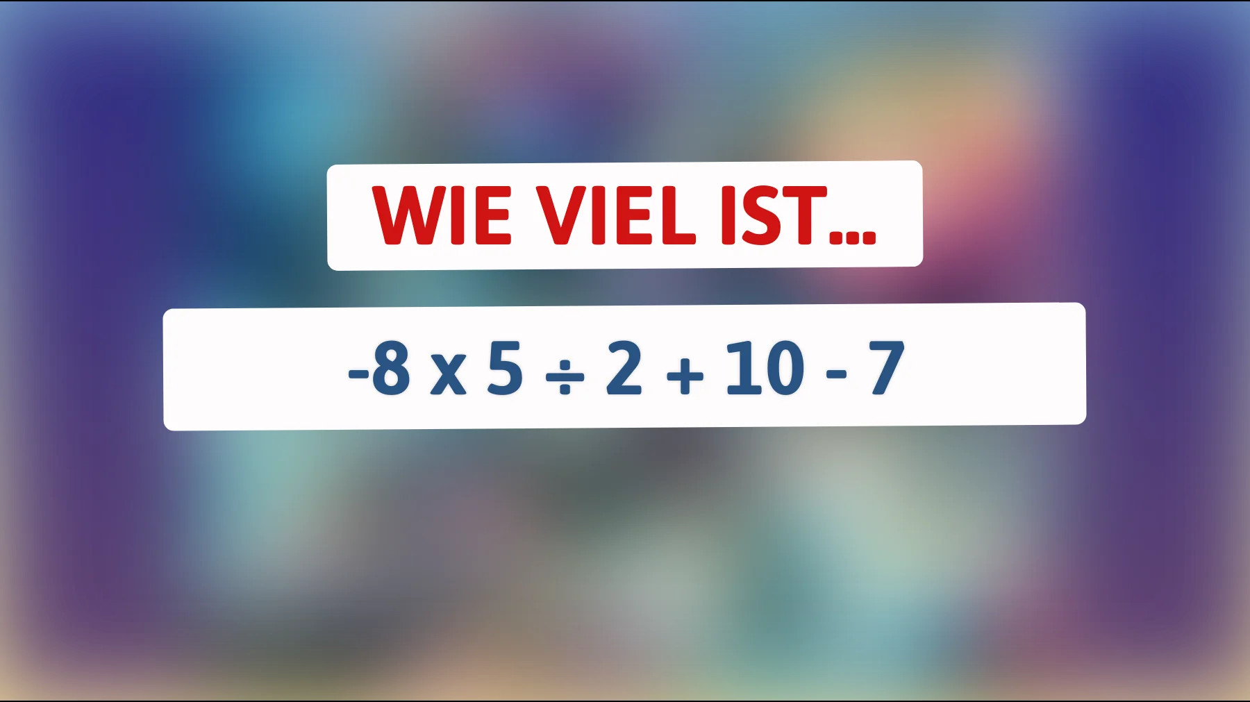 Nur 1% lösen es: Kannst du das vermeintlich einfache Mathe-Rätsel knacken?"