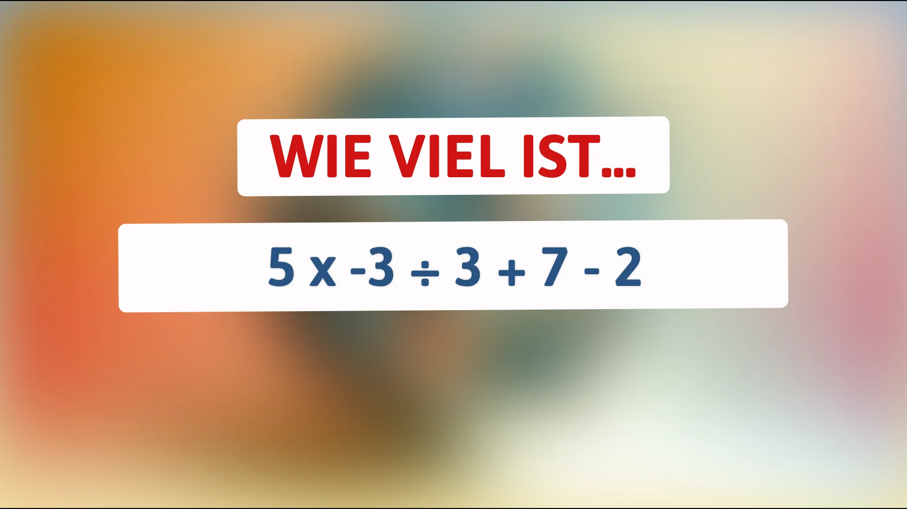 Nur 5% der Menschen können dieses mathematische Rätsel lösen: Bist du dabei?"