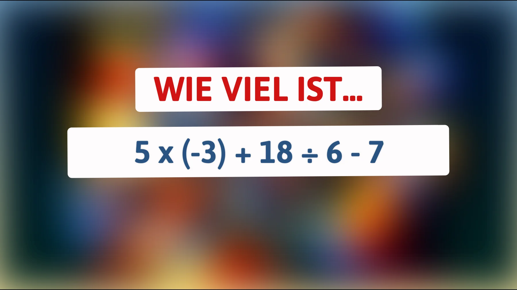 Nur die Schlausten können dieses mathematische Rätsel lösen: Bist du einer von ihnen?"