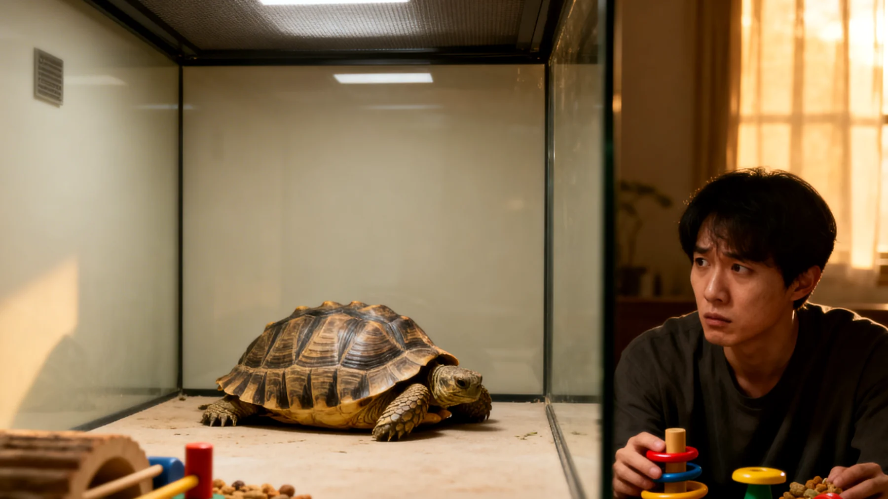 Erwachsene Schildkröten benötigen spezielle Trainings- und Verhaltensübungen, um geistig stimuliert zu bleiben und natürliche Verhaltensweisen zu fördern, doch viele Halter wissen nicht, wie sie ihre Schildkröte mental fordern und positive Verhaltensweisen trainieren können"