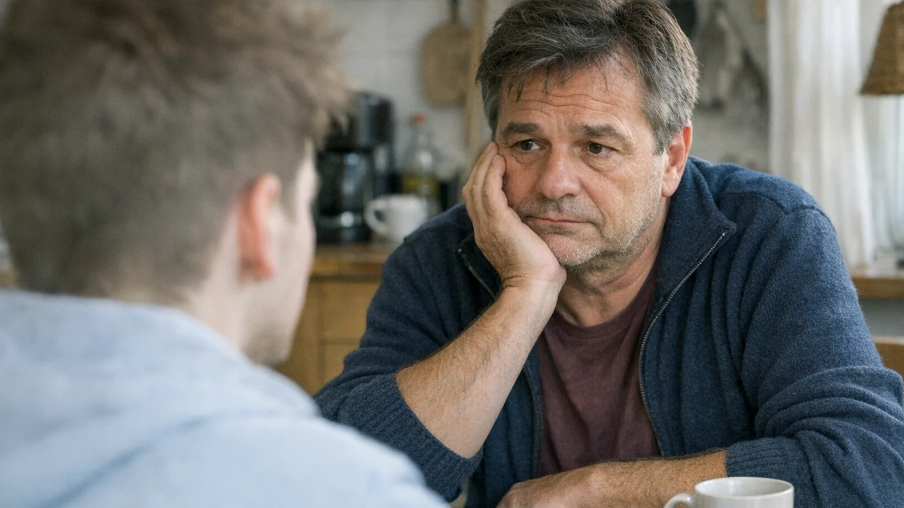 Ein Vater macht sich intensive Sorgen um die berufliche und persönliche Zukunft seines jungen erwachsenen Kindes. Er beobachtet Unsicherheiten bei der Berufswahl, mangelnde Zielstrebigkeit und fehlende Lebensplanung und fragt sich, ob er genug getan hat, um sein Kind auf das Erwachsenenleben vorzubereiten."